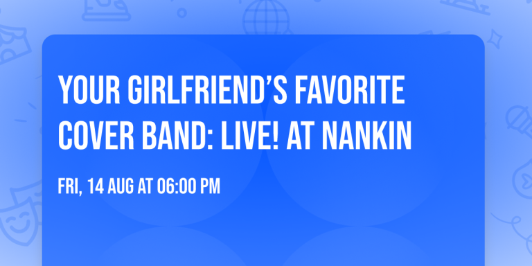 Your Girlfriend’s Favorite Cover Band: LIVE! At Nankin — muziek in Westland