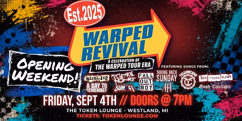 WARPED REVIVAL – A CELEBRATION OF THE WARPED TOUR ERA — Uitgaan in Westland