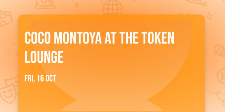 Coco Montoya at The Token Lounge — Uitgaan in Westland