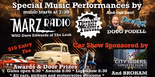 Westland BOVA VFW 9885 Music, Car, Truck, & Bike show — muziek in Westland