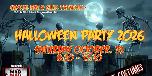 Halloween Party at the Crystal!